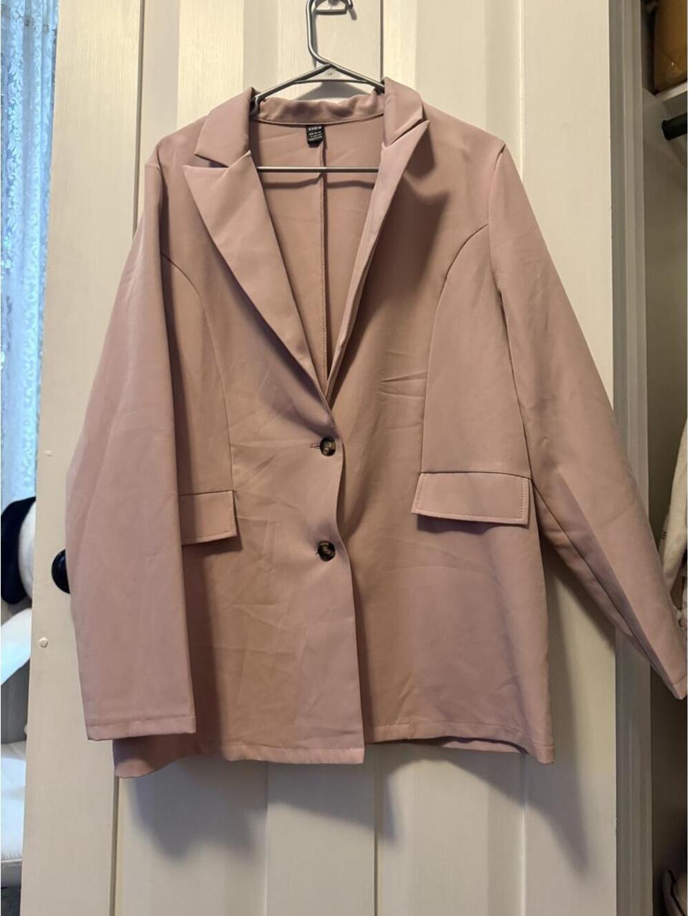 SHEIN Women's Pink Jacket